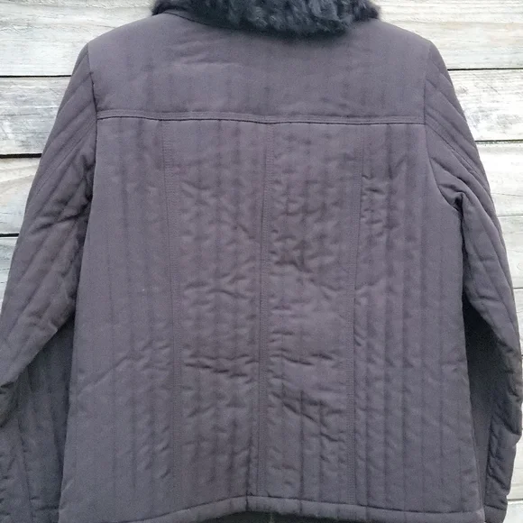 Esprit Quilted Brown Jacket - Picture 5 of 8